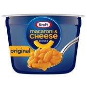 Kraft Original Macaroni & Cheese Easy Microwavable Dinner, 2.05 oz Cup