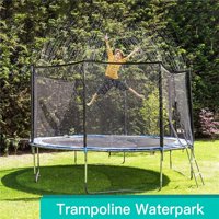 Trampoline Sprinkler, Trampoline Spray Water Park Fun Summer Outdoor Kids Water Sprayer Game Toys Trampoline Accessories 39.4ft
