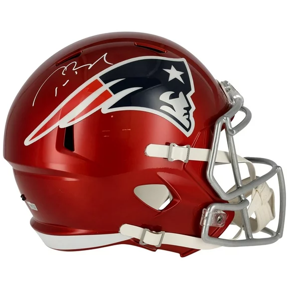 Tom Brady New England Patriots Autographed Riddell Flash Alternate Speed Replica Helmet