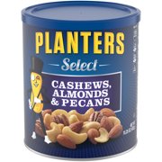 Planters Select Cashews, Almonds & Pecans Nut Mix, 15.25 oz Canister