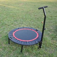 Trampoline with Pad, 40" Indoor Fitness Rebounder Trampoline with Safety Pad, 300 lbs Max Weight, Perfect for Outdoor and Indoor Playground, Gym or Home