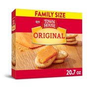 Keebler Town House, Snack Crackers, Original, Family Size, 20.7 Oz