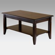 Winsome Wood Nolan Coffee Table, Cappuccino Finish