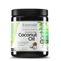 Emerald Labs Coconut Oil - 100% Pure Extra Virgin Coconut Oil - Supports the Immune System, Brain Health, and Weight Loss Support - 16 oz. Organic Oil