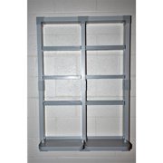 VersaCaddy Organization Kit 32" x 48" w/Uni-Frame Garage Storage Shelves Laundry Room Shed Shelves