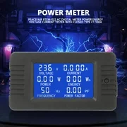 Mgaxyff PEACEFAIR PZEM-022 AC Digital Meter Power Energy Voltage Current Test With Closed Type CT 100A, KWh Tester,Volt Amp Meter