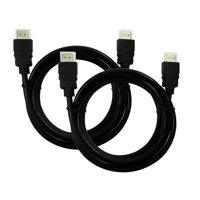 Ematic EMC62HD 6-Feet High-Speed HDMI 1080p Cables (2 Pack)