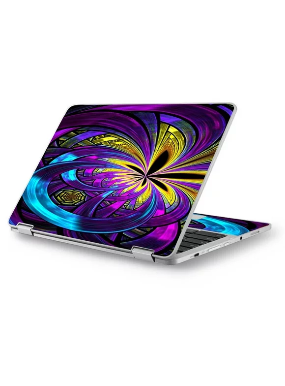 Skins Decals for Asus Chromebook 12.5" Flip C302CA Laptop Vinyl Wrap / Purple Beautiful Design