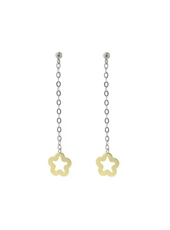 405169 Full of Hearts Earrings in Yellow Gold Plated Sterling Silver