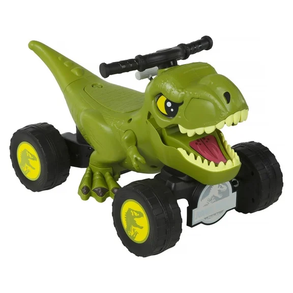 Jurassic World 6V T-Rex Quad with Interactive Play Features for toddlers ages 18 months 