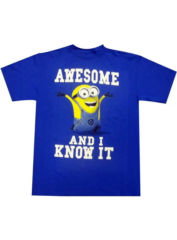 Despicable Me - Awesome And I Know It Juvy and Youth T-Shirt