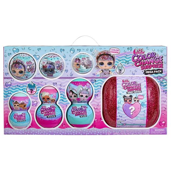LOL Surprise Color Change Mega Pack Collectible Doll Exclusive w/ 70  Surprises Age 4 