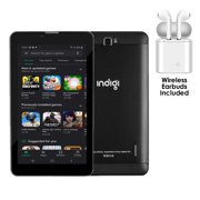 Indigi G4i 7-inch Unlocked QuadCore 4G LTE TabletPC + Phone Official Android 9 Pie AT&T / T-Mobile w/ Earbuds Included