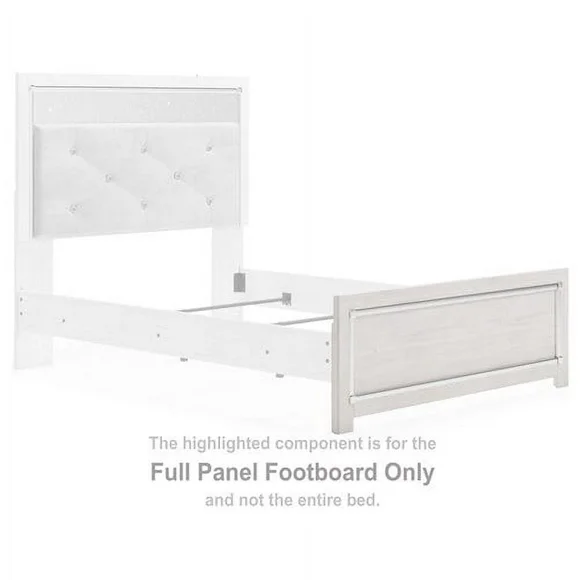 Ashley Furniture Altyra Full Panel Footboard, White