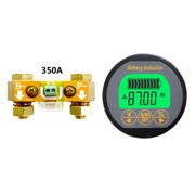 Battery Monitor DC 0-80V0-350A SOC AH Volt AMP Capacity Tester Voltmeter Ammeter