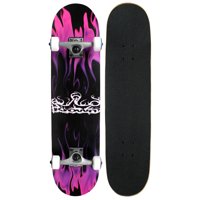 Krown Skateboard Rookie Purple Flame Complete