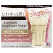 Omnihealth 14 Day Meal Replacement System, 14 count, 1 lb 2 oz