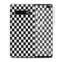 Skin Decal Vinyl Wrap for Samsung Galaxy S10 Plus - decal stickers skins cover - Checkerboard, checkers