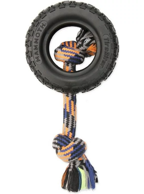 Mammoth TireBiter II Rope Dog Toy "6"" Long"[ PACK OF 2 ]