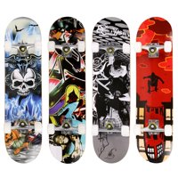 30.6" PRO Print Wood board,PU wheels Longboard Complete Deck Skateboard WLT
