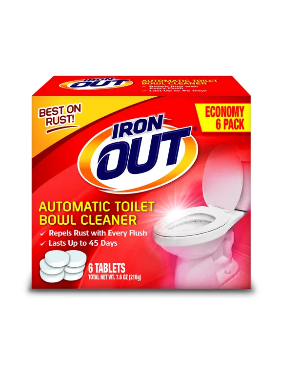 Iron Out Automatic Toilet Bowl Cleaner, 6 Tablets