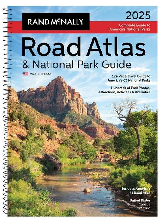 Rand McNally 2025 Road Atlas & National Park Guide (Hardcover)