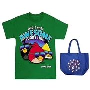 Angry Birds Big Boys' Awesome Tee & Tote - 2 Piece Gift Set Size: XL (18/20)