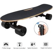 Aceshin Electric Skateboard with Remote Small for Kids Teens, 350W Motor, 12 MPH Top Speed (Black)