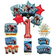 Incredibles Party Supplies 8 Guests 1st Birthday Balloon Bouquet Decorations