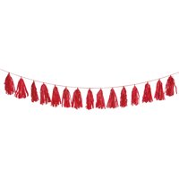 Tissue Paper Tassel Garland, 9ft, 1ct (Click to Select Color)