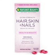 Nature's Bounty Hair Skin and Nail Vitamins With Biotin, Softgels, 150 Ct