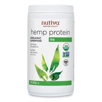 Nutiva Organic Hemp Protein Powder, Unflavored, 15g Protein, 1.0lb, 16.0oz