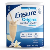 Ensure Original Nutrition Powder with 9 grams of protein, Meal Replacement, Vanilla, 14 oz