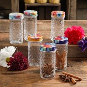 The Pioneer Woman Floral 4.1-Inch Spice Jars, Set of 6