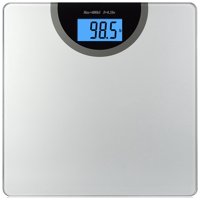 BalanceFrom Digital Body Weight Bathroom Scale with Step-On Technology and Backlight Display, 400 Pounds, Silver