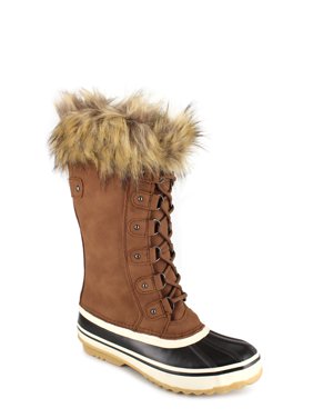 Portland Boot Company Cairo 12" Faux Fur Trim Snow Boot (Women's)