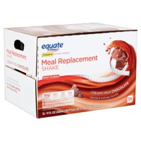 Equate Meal Replacement Shake, Creamy Milk Chocolate, 11 Fl Oz, 12 Ct