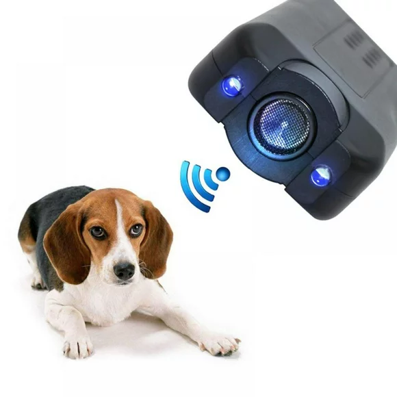 Topwoner Handheld Dog Repellent and Trainer Ultrasonic Dog Deterrent Barking Stopper Dog Trainer Device LED Flashlight Dog Trainings