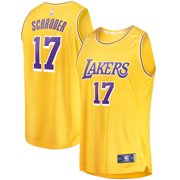 Dennis Schroder Los Angeles Lakers Fanatics Branded Youth 2020/21 Fast Break Replica Jersey - Icon Edition - Gold