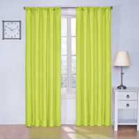 Eclipse Kendall Blackout Curtain Panel, Creates the Optimal Sleep Environment and Reduces Unwanted Noise, 42 Inch By 84 Inch, Green