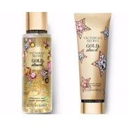 Victoria's Secret GOLD STRUCK Fragrance 8.4 fl and Lotion 8 fl Set