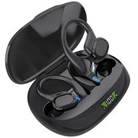 Wireless Earphones Sport Earbuds, True Bluetooth 5.0 Headphones with Charging Case, 40H Playtime/Deep Bass Sound/IPX5 Waterproof/Touch Control for Running, Gym, Exercise