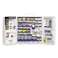 First Aid Only 50 Person Large SmartCompliance Plastic Cabinet w/o Medications, 206 Pc