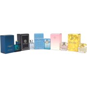 Versace Mini Fragrance Gift Set for Men and Women, 5 Pieces