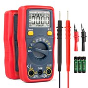 AstroAI Digital Multimeter Battery Voltage Tester 1.5v/9v/12v Auto-Ranging 4000 Counts TRMS DMM/Ohmmeter/Voltmeter with Non-Contact Voltage Function