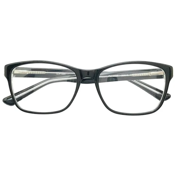 Payless Daily Women's Eyeglasses, WF16093, Black, 55-16-140, with Case