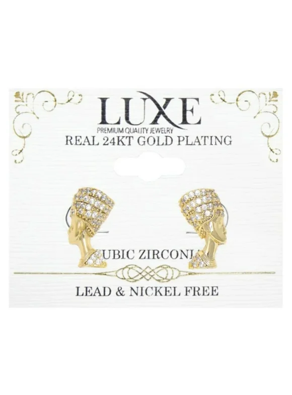 CL - LUXE HIGHEND EARRINGS GOLD (LXHE12G)