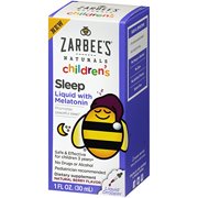 5 Pack Zarbee's Naturals Sleep Liquid With Melatonin For Children, 1 Ounce each
