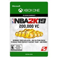 NBA 2K19 200,000 VC, 2K Games, Xbox, [Digital Download]