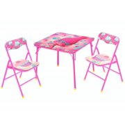 Trolls 3 Piece Table and Chair Activity Set